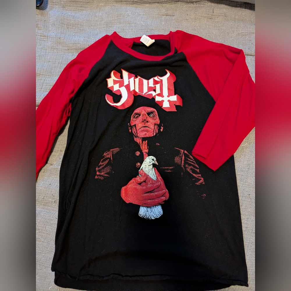 Ghost Red and Black Raglan Shirt